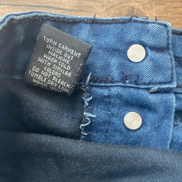 Rue21 High waisted blue button up shorts - Picture 4 of 6